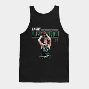 Larry Bird Legend Air Bird Basketball Signature Vintage Retro 80s 90s Bootleg Rap Style Tank Top